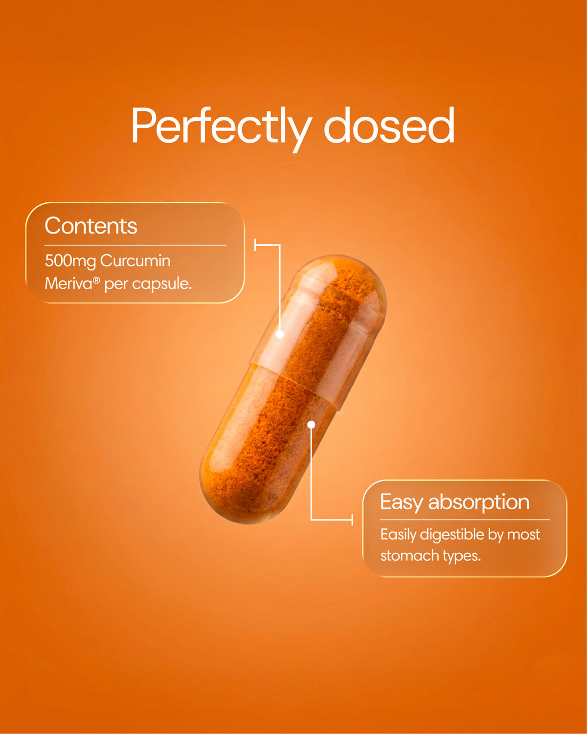 Clearly brand curcumin capsules showing soft gel capsules in a blister pack, highlighting natural turmeric supplement for joint support.