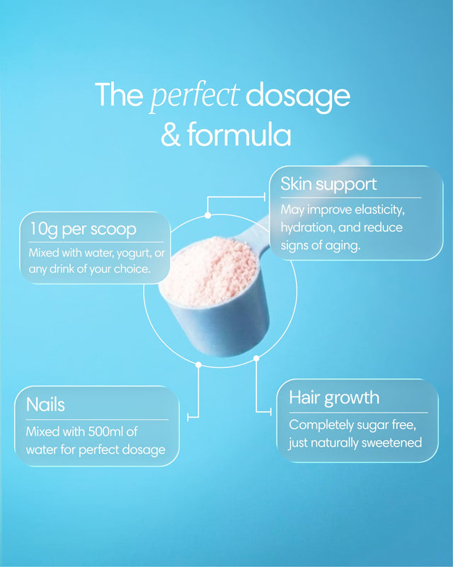 Clearly Fish Collagen supplement in a bottle, showcasing the natural fish collagen formula for skin and joint health.
