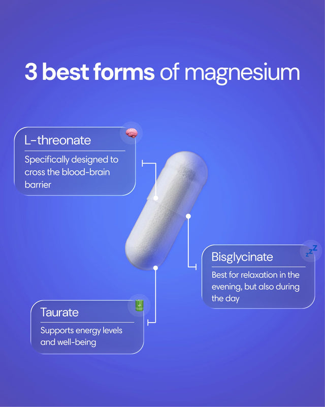 Bottle of Clearly Magnesium Mix supplement showing the label with magnesium ingredients and branding.