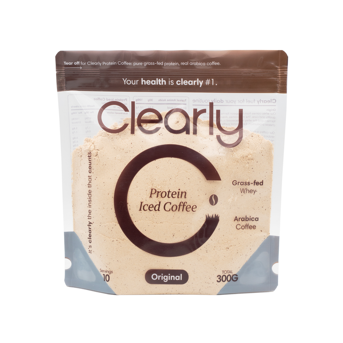 Café helado con proteína