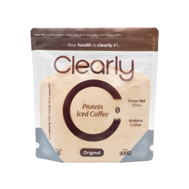 Café helado con proteína